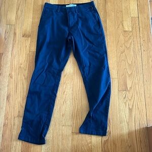 Mens navy blue dress pant